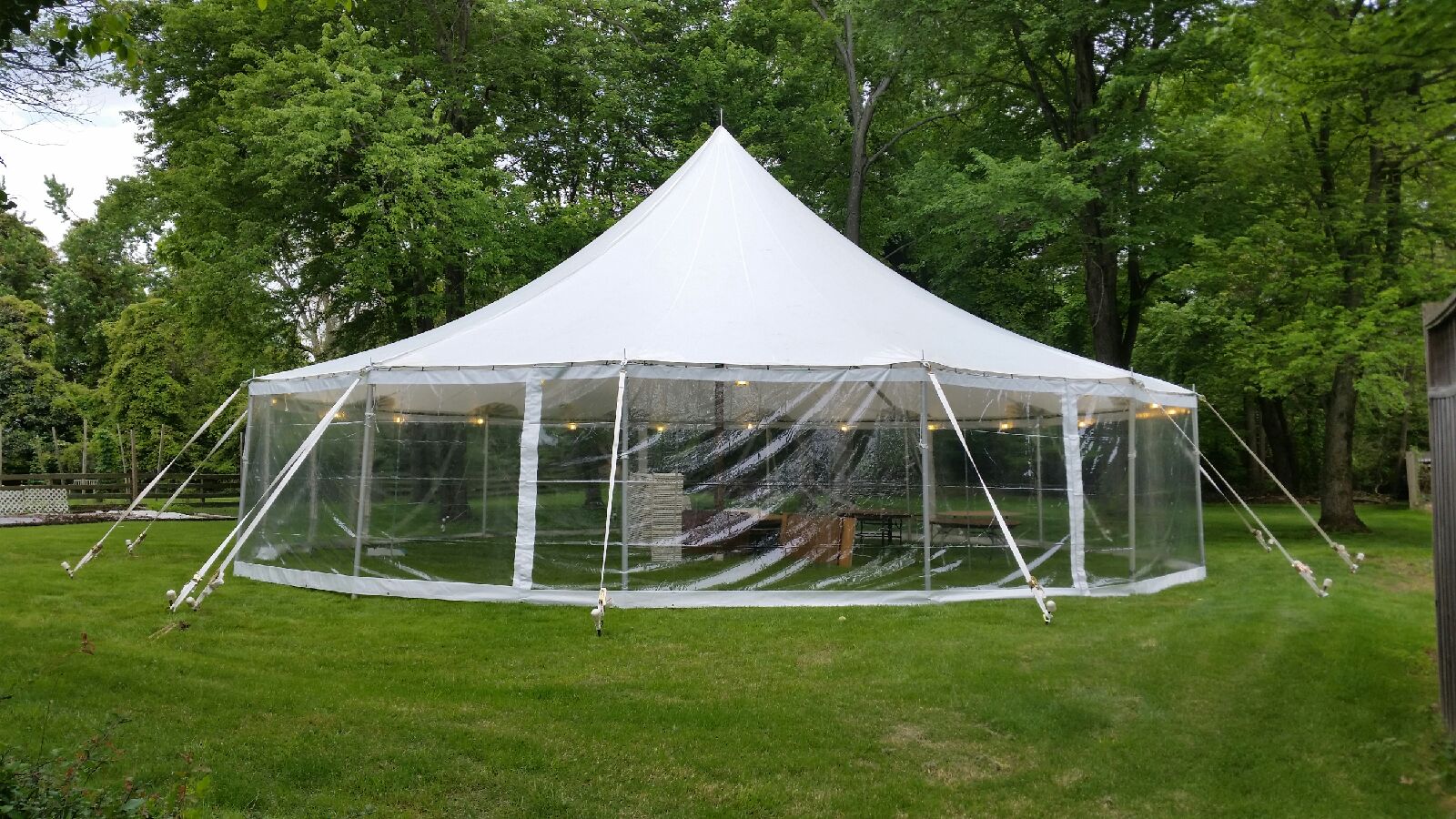 44’x43′ Sailcloth Tent