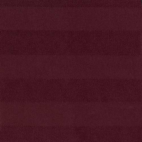 Burgundy Polyester Stripe Linens
