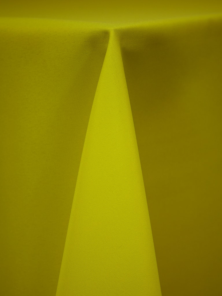 Neon Yellow Polyester Solid Linens