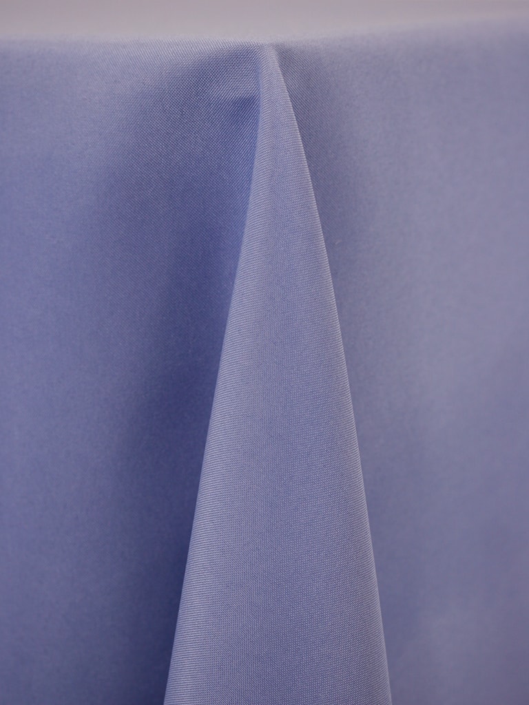 Periwinkle Polyester Solid Linens
