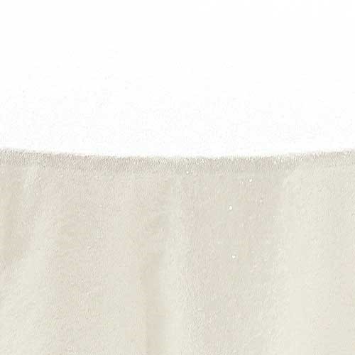 White Glimmer Sequin Linens